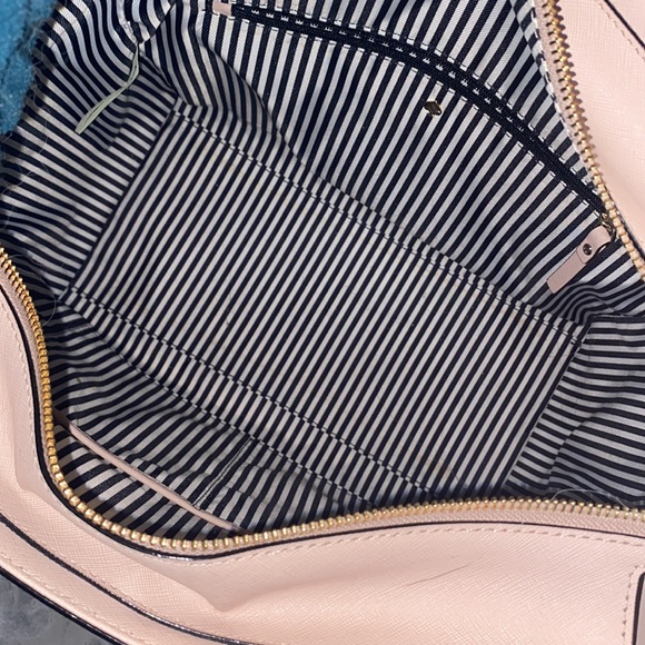 Large pink Kate Spade purse with crossbody strap - Picture 4 of 13